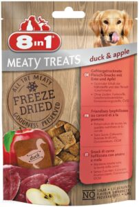 8In2 8In1 Meaty Treats Freeze Dried Kaczka Z Jabłkiem 50G