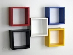 Agamiro Kwadrat 25X25 Półka Na Ścianę (G01)