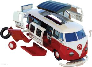 Airfix J6017 Vw Camper Van Auto klocki + 5 Quick