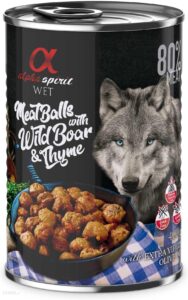 Alpha Spirit Mięsne Klopsiki Z Dzikiem I Tymiankiem 400G