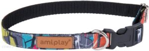 amiplay Obroża Adventure Xl 45-70Cm/2,5Cm Abstrakcja