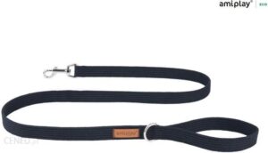 amiplay Smycz Cotton L Czarny 2,5Cm