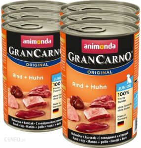 Animonda Grancarno Junior Wołowina/Kurczak 6X400G