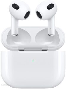 Apple AirPods 3 biały (MME73ZM/A) etui ładujące MagSafe