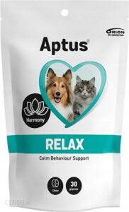 Aptus Relax Kęsy Socjalizacja Sedacja Uspokojenie Psy Koty 30 Szt. (3C9E73806)