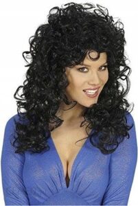 Attractive-Black Wig for Hair Accessory Fancy Dr