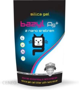 Bazyl Żwirek Ag+ Silica Gel 4X3,8L
