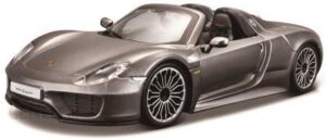 Bburago Porsche 918 SPYDER 1:24 Szary
