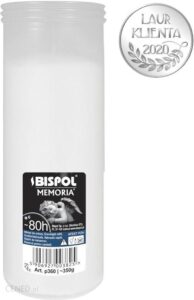 BisPol Wkład parafinowy do zniczy Memoria p360 1szt