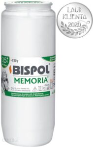 Bispol Wkłady Do Zniczy Olejowe 24Szt Memoria Wo4 Białe