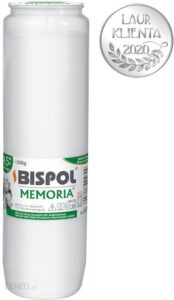 Bispol Wkłady Do Zniczy Olejowe 24Szt Memoria Wo6 Białe