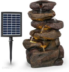 Blumfeldt Savona Fontanna Solarna 2,8W Tworzywo Polyresin Kamień