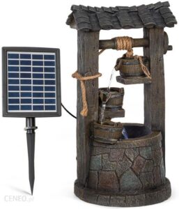 Blumfeldt Speyer, ogrodowa solarna fontanna kaskadowa, 4 poziomy, zasilanie akumulatorowe
