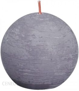 Bolsius Rustic Shine Świeca Kula 76Mm Matowa Lawenda