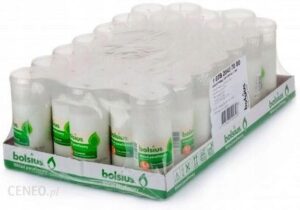 BOLSIUS WKŁADY PARAFINOWE BIAŁE 36H 1,5 DNIA 35SZT