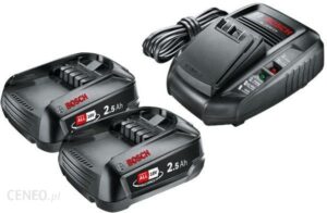 Bosch Starter Set 18V (2×2,5Ah + AL 1830 CV) 1600A011LD