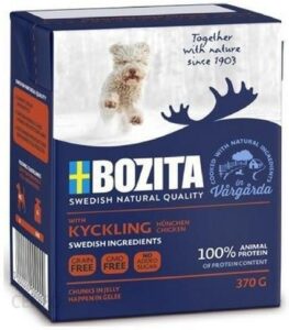 Bozita Mięsne Kawałki Z Kurczakiem W Galaretce 6X370G