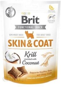 Brit Care Functional Snack Skin&Coat Krill 150G