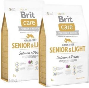 Brit Care Grain Free Senior Salmon&Potato 2X3Kg