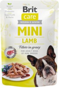 Brit Care Mini Adult Lamb Fillets In Gravy 85G
