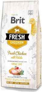 Brit Fresh Chicken With Potato Adult Great Life 2X12Kg