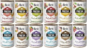 Brit Fresh Mix Smaków Puszki 12X400G