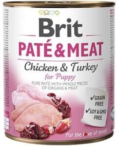 Brit Pate&Meat Puppy 6X800G