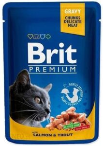 Brit Premium Cat Salmon Trout 100G