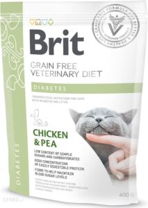 Brit Veterinary Diet Diabetes Chicken&Pea 400G