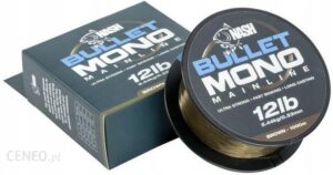 Bullet Mono Żyłka 0,33mm 12lb Brązowa Nash 1000m
