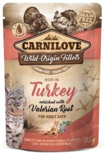 Carnilove Cat Pouch Turkey Valerian 85G