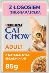 Cat Chow Łosoś Zielona Fasolka W Galaretce 85g