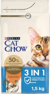 CAT CHOW SPECIAL CARE 3w1 bogata w indyka 1,5kg