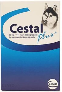 Ceva Cestal Plus Dla Psa Tabletki Do Rozgryzania i Żucia Na Odrobaczanie 8Tabl