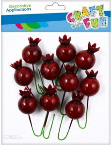 Craft With Fun Ozdoba Dekoracyjna Drucik Dzika Roza 2Cm 10Szt 12/144