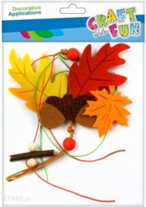 Craft With Fun Ozdoba Dekoracyjna Filc Zoladz Na Sznurku Pbh 12/288