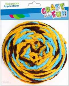 Craft With Fun Ozdoba Dekoracyjna Mulina Giga 170G 5Mm Zolt Mix 6/60