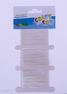 Craft With Fun Ozdoba Dekoracyjna Taśma Perlowa 5M 3W1 B/C 12/288