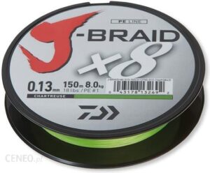 Daiwa Plecionka JBraid X8 0,16Mm 150M Ch