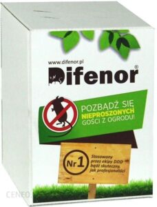 Difelmark Difenor Profesjonalny Środek Na Krety Nornice 450G