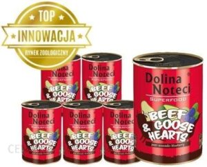 Dolina Noteci Dnp Super Food Wołowina Z Sercami Z Gęsi 6X400G