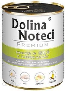 Dolina Noteci Premium Pies Gęś I Ziemniaki 800G