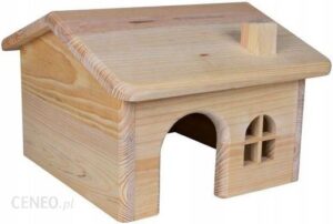 DOMEK DLA GRYZONI DREWNO SOSNOWE 15X11X15CM