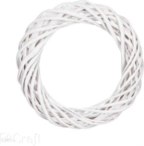 Dpcraft Wianek Wiklinowy 25cm Biały