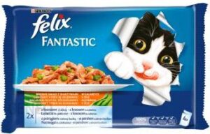 Felix Karma Dla Kotów Uczta Oceanu Z Warzywami W Galaretce 4x100G
