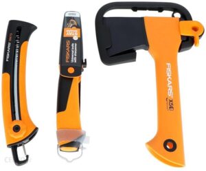 FISKARS Zestaw kempingowy 1057912 siekiera + nóż + piła