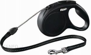 Flexi New Classic M linka 8m do 20kg czarna