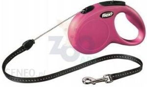 Flexi New Classic S różowa 5m do 12kg linka