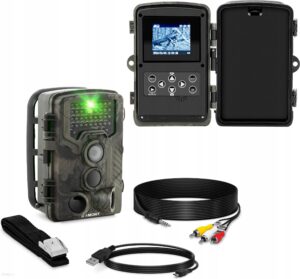 FOTOPUŁAPKA KAMERA LEŚNA FULL HD NOKTOWIZYJNA 8MP 9211207507
