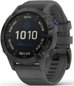 Garmin Fenix 6 Pro Solar Czarny (0100241011)